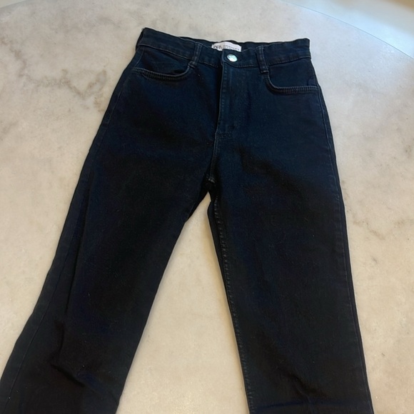 ZARA DARK BLACK SKINNY JEAN. 34/2 - Picture 2 of 5